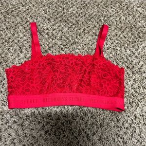Victoria’s Secret Red Unlined Bralette